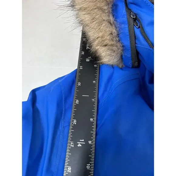 Women's Eddie Bauer Superior III Down Parka Jacket Winter Coat Blue SZ XXL - Picture 12 of 13